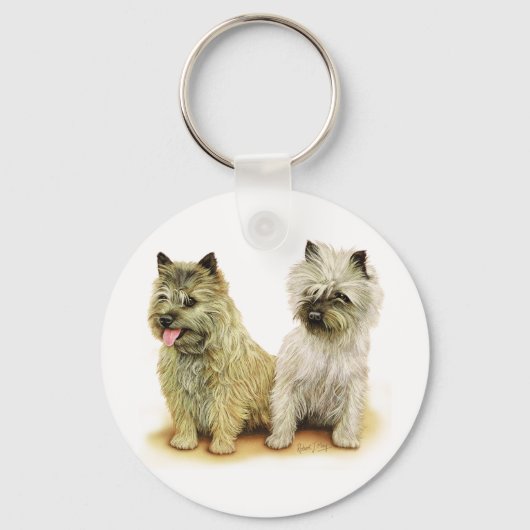 Cairn Terrier Sleutelhanger (Voorkant)