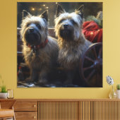 Cairn Terrier Sneeuw Slede Kerst Decoratie (Insitu (Woonkamer))
