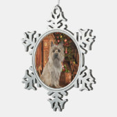 Cairn Terrier Snowflake Ornament (Rechts)