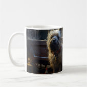Cairn Terrier Snowy Sleigh Kerst Decor Koffiemok (Links)