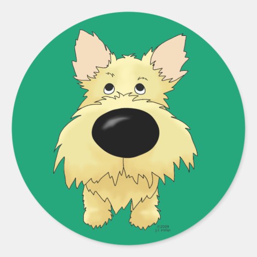 Cairn Terrier Stickers (Voorkant)
