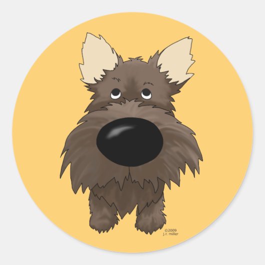 Cairn Terrier Stickers (Voorkant)