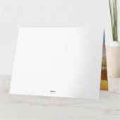 Cairn Terrier Strand Surfen Schilderij Kaart (Achterkant)