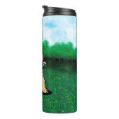 Cairn Terrier Thermische Tumbler Thermosbeker (Geroteerd rechts)