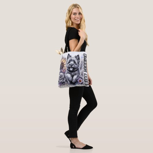 Cairn Terrier Tote Bag (Op model)