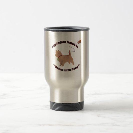 Cairn Terrier Travel Mug Reisbeker (Center)