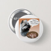 Cairn Terrier Turkije Ronde Button 5,7 Cm (Voorkant /achterkant)