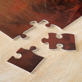 Cairn Terrier tussen herfstbladeren inspireert Legpuzzel (Zijkant)