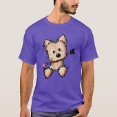 Cairn Terrier Valentijn Cupid T-Shirt (Voorkant)