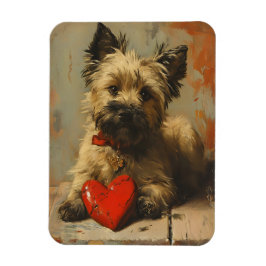 Cairn Terrier  Valentijnsdag Magneet