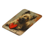 Cairn Terrier  Valentijnsdag Magneet (Linkerzijde)