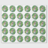 Cairn Terrier Voetbal Cadeaupapier (Vlak)