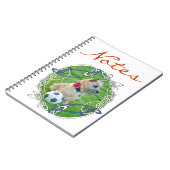 Cairn Terrier Voetbal Notitieboek (Linkerzijde)