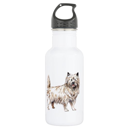 Cairn Terrier Waterfles (Voorkant)