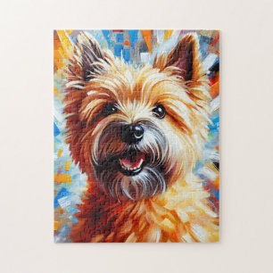 Cairn Terrier Wheaten Dog Acryl Print Hondenliefhe Legpuzzel