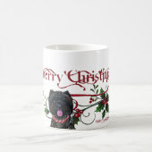 Cairn Terrier White 11 oz Classic White Mok (Center)