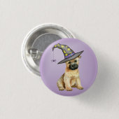 Cairn Terrier Witch Button (Voorkant /achterkant)