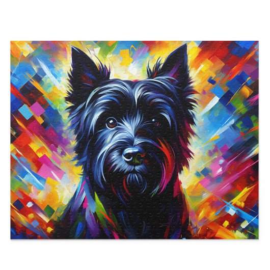 Cairn Terrier: Zwarte Toto-hond Legpuzzel