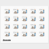 Cairn Terriers Benzineprijzen ?!! Ronde Sticker (Vel)