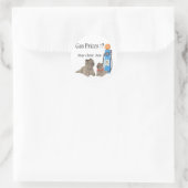 Cairn Terriers Benzineprijzen ?!! Ronde Sticker (Tas)