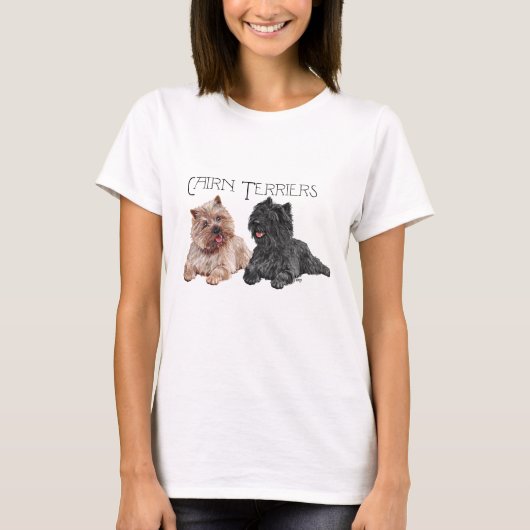 Cairn Terriers T-shirt (Voorkant)
