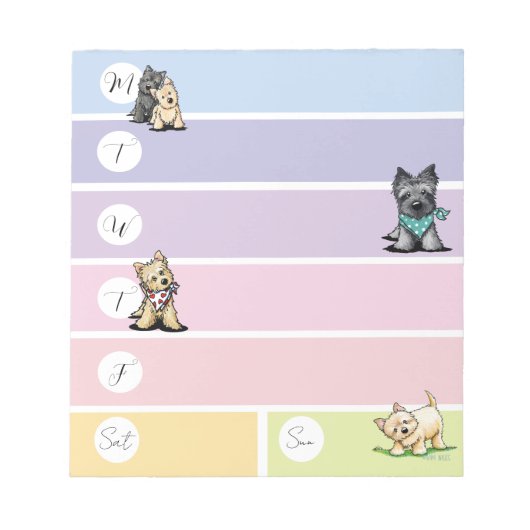 Cairn weekplanner notitieblok (Voorkant)