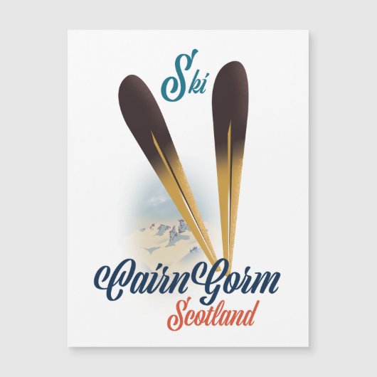 CairnGorm Schotland Ski-poster (Voorkant)