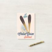 CairnGorm Schotland Ski-poster Post-it® Notes (Op bureau)