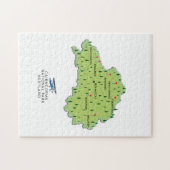 Cairngorms Nationaal Park kaart Legpuzzel (Horizontaal)