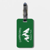 Cairngorms Nationaal Park Schotland Bagagelabel (Achterkant verticaal)