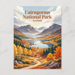 Cairngorms Nationaal Park Schotland Briefkaart
