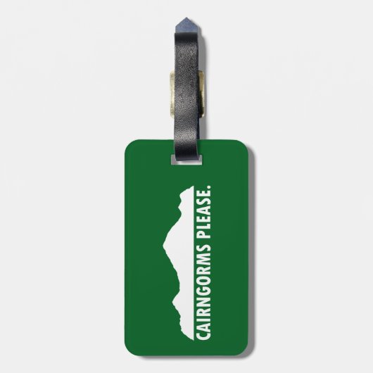Cairngorms National Park graag Bagagelabel (Achterkant verticaal)