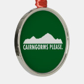 Cairngorms National Park graag Metalen Ornament (Rechts)