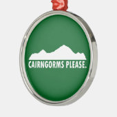 Cairngorms National Park graag Metalen Ornament (Links)