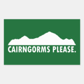 Cairngorms National Park graag Rechthoekige Sticker (Voorkant)