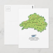 Cairngorms National Park map Briefkaart (Voorkant / Achterkant)