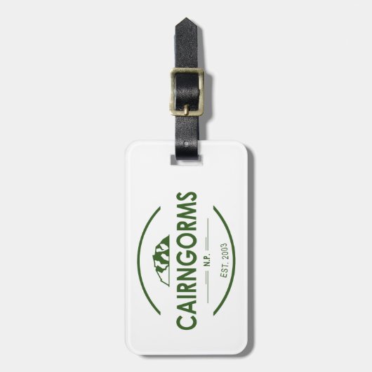 Cairngorms National Park, Schotland Bagagelabel (Voorkant verticaal)