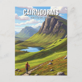 Cairngorms National Park, Schotland Briefkaart