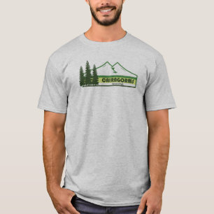 Cairngorms National Park Schotland Groene strepen T-shirt