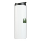 Cairngorms National Park Schotland Groene strepen Thermosbeker (Gedraaid links)