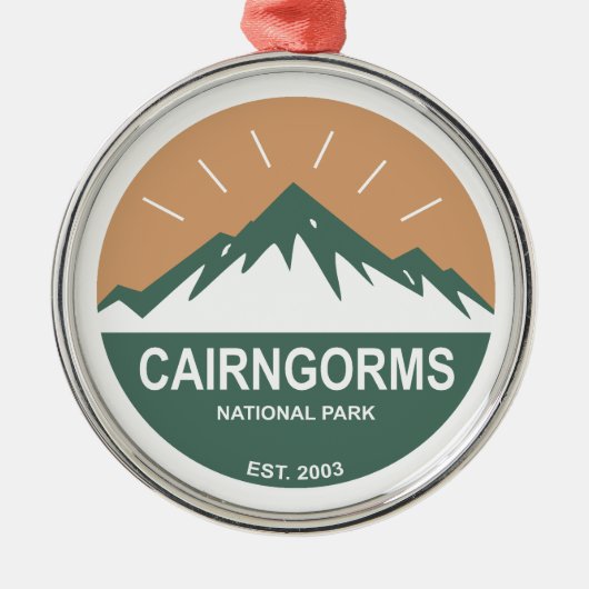 Cairngorms National Park, Schotland Metalen Ornament (Voorkant)