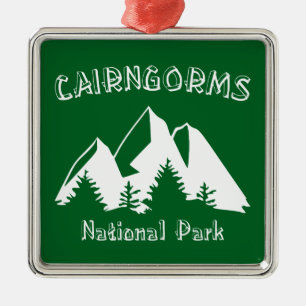 Cairngorms National Park, Schotland Metalen Ornament