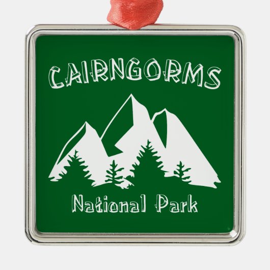 Cairngorms National Park, Schotland Metalen Ornament (Voorkant)