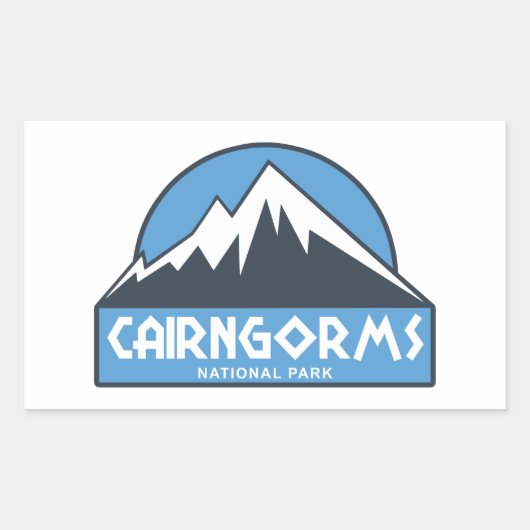 Cairngorms National Park, Schotland Rechthoekige Sticker (Voorkant)