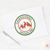 Cairngorms National Park, Schotland Ronde Sticker (Envelop)
