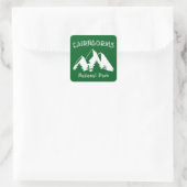 Cairngorms National Park, Schotland Vierkante Sticker (Tas)