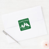 Cairngorms National Park, Schotland Vierkante Sticker (Envelop)