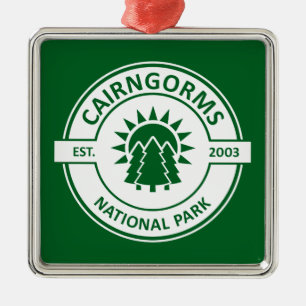 Cairngorms National Park Schotland Zonnebomen Metalen Ornament