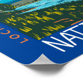 Cairngorms National Park Scotland Distress Poster (Hoek)