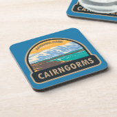 Cairngorms National Park Scotland Loch Etchachan Bier Onderzetter (Linkerzijde)